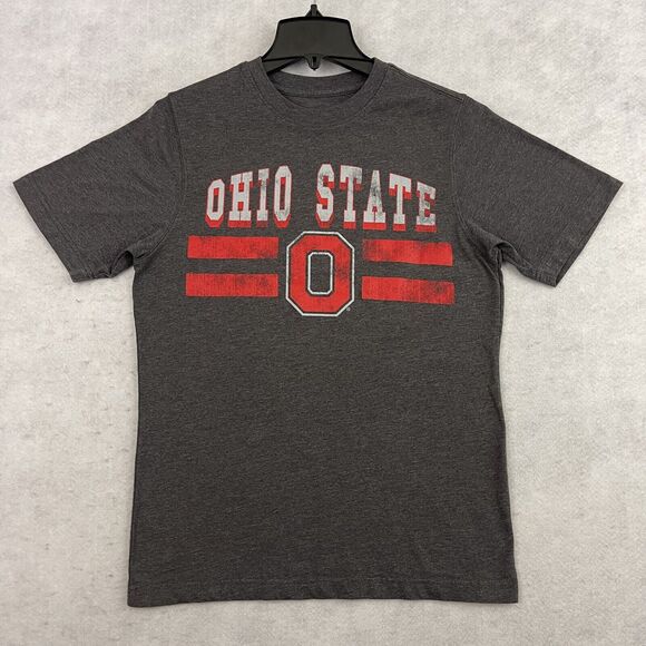 The Ohio State Buckeyes "O" Logo T Shirt Mens Small Gray Short Sleeve Crew Neck - Picture 7 of 10